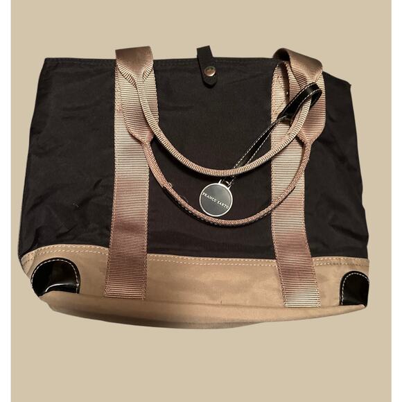 Franco Sarto Dark Brown Mini Tote with Gold accents multiple pockets 16”x11”x4" - Picture 15 of 16